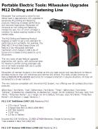 Milwaukee Upgrades M12 Drilling and Fastening Line