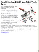 BESSEY Auto-Adjust Toggle Clamps