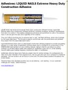 LIQUID NAILS Extreme Heavy Duty Construction Adhesive