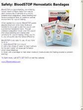 Safety: BloodSTOP Hemostatic Bandages - Contractor Supply Magazine