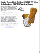 Revco Black Stallion GM1510-WT Ultra-Soft Goatskin MIG/TIG Welding Gloves
