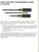 Klein Tools Adjustable-Length Screwdriver