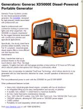 Generators: Generac XD5000E Diesel-Powered Portable Generator ...