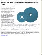 Walter Surface Technologies Topcut Sanding Discs