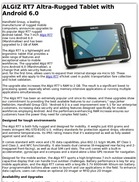 ALGIZ RT7 Altra-Rugged Tablet with Android 6.0