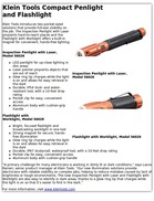 Klein Tools Compact Penlight and Flashlight