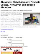 Global Abrasive Products Coated, Nonwoven and Bonded Abrasives