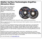 Walter Surface Technologies ErgoFlex Abrasive Discs