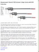 Starrett 798 Electronic Caliper Series with IP67 Protection