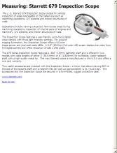 Starett Inspection Measuring: Starrett 679 Inspection Scope - Contractor Supply Magazine