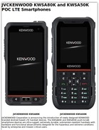 JVCKENWOOD KWSA80K and KWSA50K POC LTE Smartphones