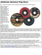 Weldcote Abrasive Flap Discs