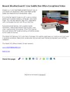 Knaack WeatherGuard E-Line Saddle Box Offers Exceptional Value