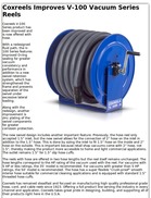 Coxreels Improves V-100 Vacuum Series Reels