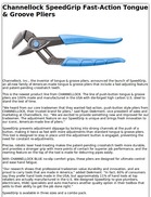 Channellock SpeedGrip Fast-Action Tongue & Groove Pliers