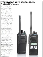 JVCKENWOOD NX-1200/1300 Multi-Protocol Portables