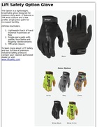 Lift Safety Option Glove