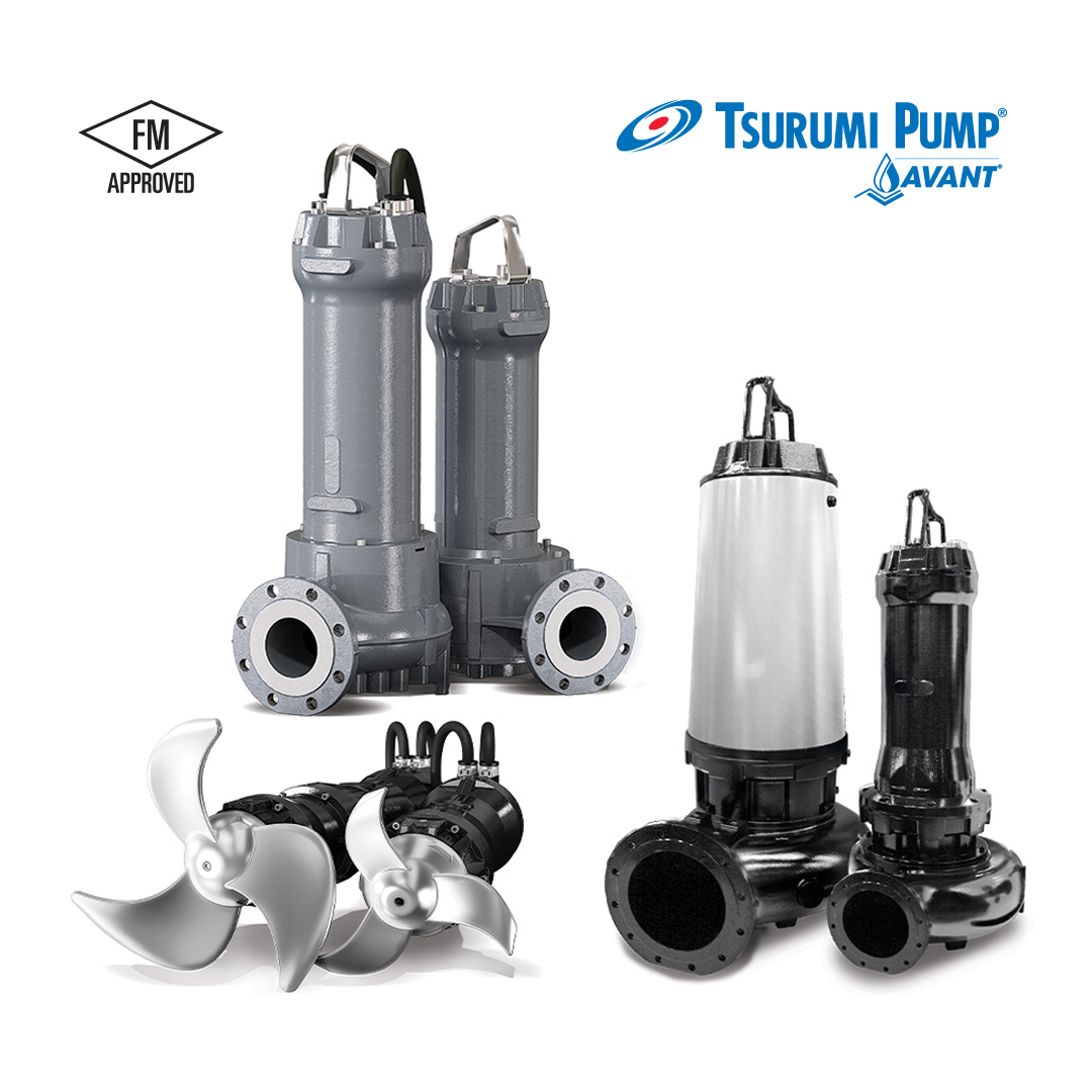 Tsurumi wastewater pumps