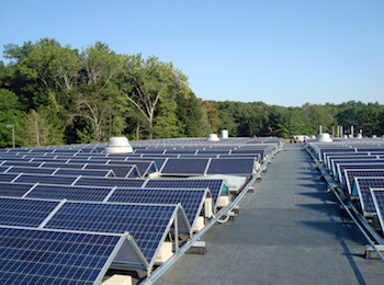 Hyde has installed a solar array on the roof over its shipping and warehouse buildings to generate electricity that will help run its office and plant facilities and equipment.