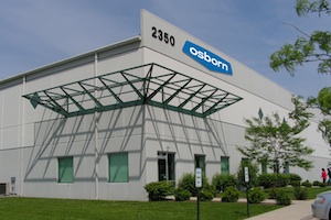 Osborn's 120,000-square-foot distribution and manufacturing facility in Richmond, Indiana.