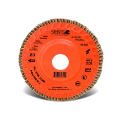 CGW Introduces Z3 Trimmable Flap Discs for  Increased Production Times and Aggressive Applications