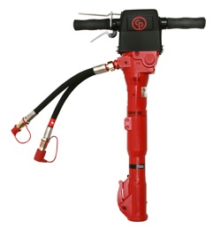 The Chicago Pneumatic BRK 55 hydraulic breakers feature a slim design, giving operators an effective line of sight to the working tool point, boosting productivity.