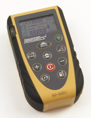 Johnson Level's new 40-6001 laser distance measure