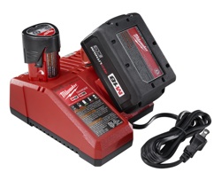 Milwaukee Tool Corporation continues to deliver productivity-enhancing solutions to the professional tradesman with the introduction of the M18 & M12 Multi-Voltage Charger (48-59-1812).