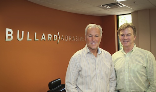 With a combined 49 years in the cutting and grinding wheel industry, partners Rick Whyte (left) and Craig Pickell (right) are leading Bullard Abrasives to success in a highly competitive market. 
