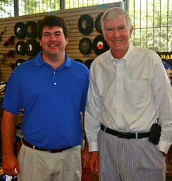 Kramer's son Ted (L) represents the fourth generation to run the family business.
