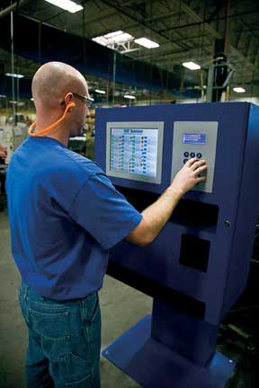 A Fastenal vending machine