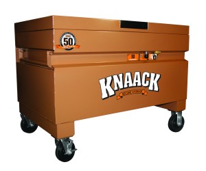 Knaack's 50th anniversary limited edition Model 50 jobsite storage chest.