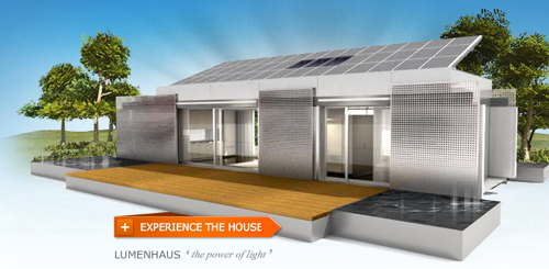 Virginia Tech’s innovative net zero energy, solar powered, super-insulated “LUMENHAUS” won first prize in Europe’s 2010 Solar Decathlon.