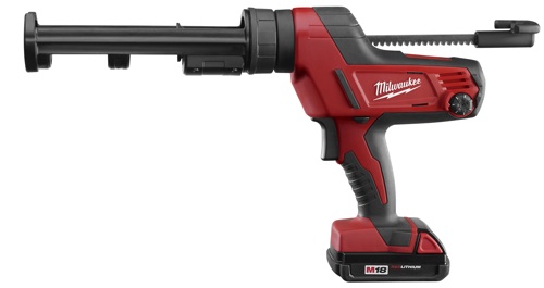 Milwaukee Electric Tool continues to expand the fastest growing 18V platform in the industry with the introduction of the new M18 Cordless Caulk and Adhesive Gun. Capable of delivering up to 950 lbs. of force for the highest viscosity materials, this powerful applicator supplies unmatched pushing force for the toughest applications, even in cold temperatures.