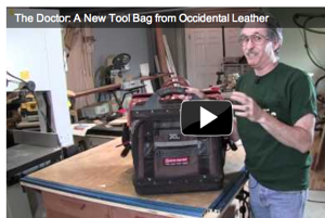 This is Carpentry reviews Occidental Leather's "The Doctor" premium tool organizer. 
