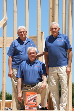 The Chester brothers of Pneu-Fast (L-R): Ed, Ron and Jim.