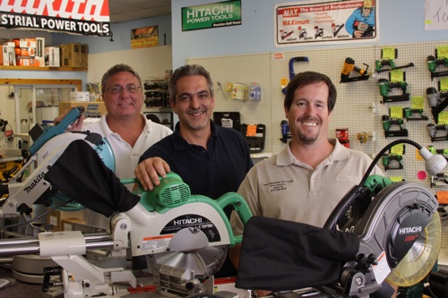 The staff of New Hampshire Tool & Supply includes (L-R): Bill Devereaux, Dan Paul and Bryce Burke.