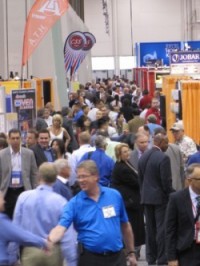 Floor traffic was pleasingly brisk on Tuesday May 4, opening day of the 2010 National Hardware Show.