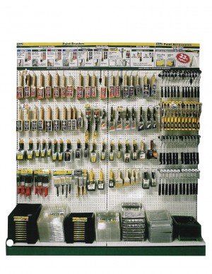 One of the new Hyde/Richard tool displays available to retailers. 