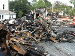 Fire devastated a building belonging to home inspector Carl Howard in Mason, Michigan, but in the rubble Howard's Wagner Rapid RH Starter Kit survived intact.
