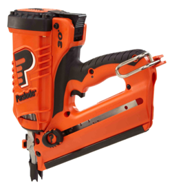Paslode introduces the first fuel powered cordless framing system in the USA with a Lithium-ion battery. The Paslode Cordless Framing System, Model CF325Li, is more than just a nailer, it combines Paslode's latest, most advanced fuel powered cordless framing nailer with a Lithium-ion battery and the benefits of the Fuel + Nail Combo pack.