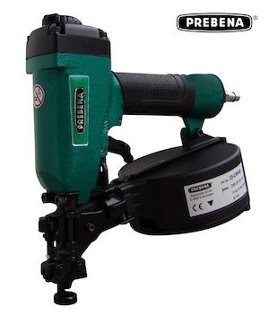 Prebena introduces the 2X-CNH45 pneumatic coil nailer. 