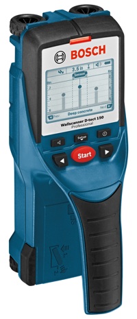 Bosch Measuring Tools introduces the use of Ultra-Wide Band (UWB) Radar Technology with the new Bosch D-tect 150 Wall/Floor scanner. With the use of UWB Radar Technology, Bosch has created the first detector that exceeds all other conventional sensor scanners by bringing superior detection depth and accuracy to the job-site.