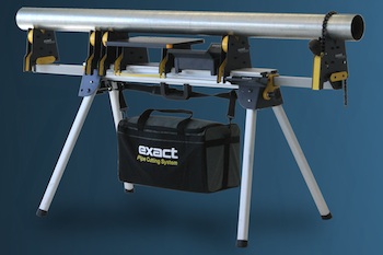 The new lightweight and portable PipeBench 170 from Exact Pipe Tools, Inc., the U.S. wholly owned subsidiary of Finland-based, Exact Tools Oy, provides proper support for pipe cutting where it is needed.