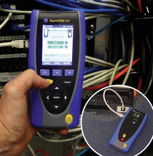 IDEAL INDUSTRIES, INC., launches the SignalTEK CT, a data cable transmission tester designed for installers and network owners who need to prove that copper cabling has been installed correctly and is capable of supporting Gigabit Ethernet applications to the international standard IEEE802.3ab.