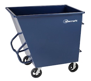 Great for large hauls of demolition debris and other bulky materials, the Jescraft DC-500 debris cart is made of 14-gauge steel for extreme durability, with fully welded leakproof seams. 
