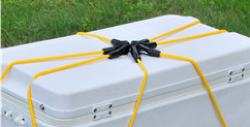 When it comes to securing luggage to a luggage rack or a cooler to the back of an ATV, the flex-web (MSRP $35.99) can be trusted to do the job.