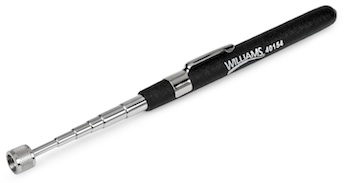 nap-on Industrial is making the task of retrieving a dropped fastener or socket from a tight spot much easier, thanks to the new Williams telescoping magnetic pick up tools.
