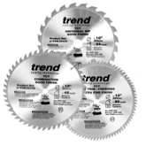 Trend Routing's new 29-blade lineup of pro-grade thin-kerf circ saw blades