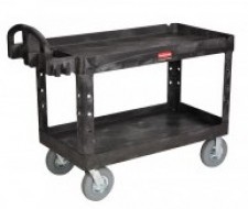 Rubbermaid  Commercial Products' Heavy-Duty Utility Cart. 